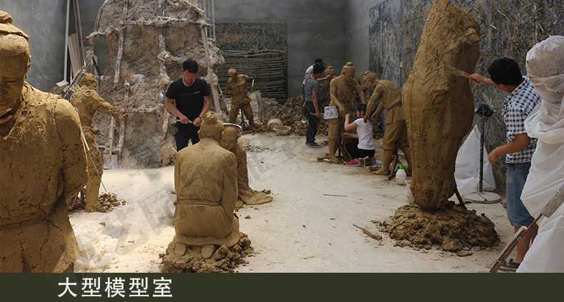 銅雕塑模型室，銅雕塑模型